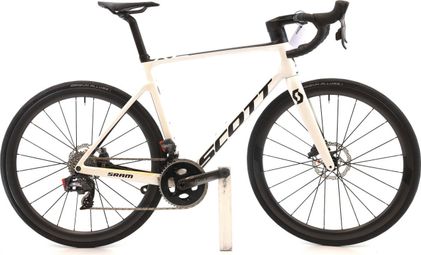 Produit reconditionné · Scott Addict RC 10 AXS 12V · Blanc / Vélo de route | Très bon état