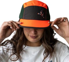 BV Sport 5 panel cap DBDB Pop Orange