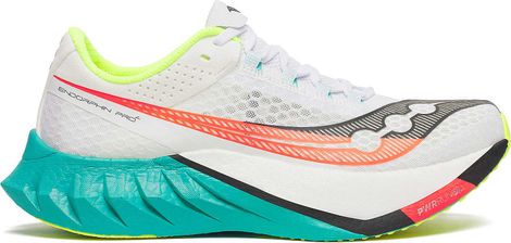 Running shoes Saucony Endorphin Pro 4 Blanc/Multicolore Homme