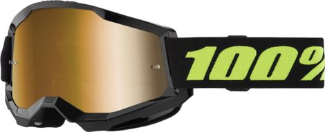 100% Strata 2 Solar Eclipse Mask / True Gold Mirror Lenses