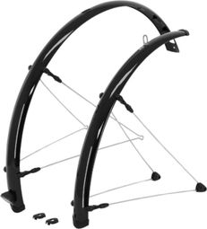 GARDE BOUE E-BIKE/VAE 28'' STRONG PLASTIQUE A TRINGLES 48MM NOIR (PR)