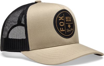 Casquette Fox Worldwide Trucker Beige