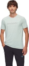 Camiseta Técnica Mammut Selun FL Logo Verde Hombre