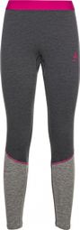 Collant Long Odlo Revelstoke Performance Wool Warm Gris Femme