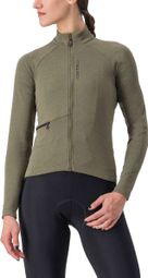 Dames Castelli Unlimited Trail Trui Lange Mouw Groen