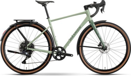 Gravel-Rad Raymon Territ Auto Street Shimano Cues Di2 Qauto 11-fach 700 mm Salbeigrün 2027