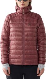 Chaqueta acolchada Haglöfs L.I.M Down II Hood roja para mujer