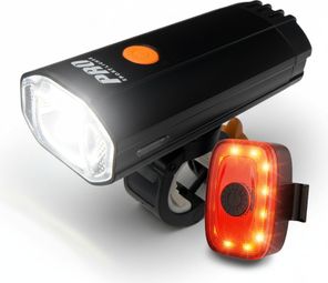 Kit d'éclairage phare avant et feu arrière de 1 200 et 120 lumens