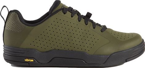 Zapatillas Bontrager Flatline Mountain para bicicleta de montaña, verde oliva, unisex