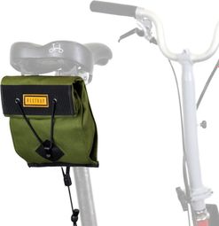 Restrap City Saddle Bag Small para Bicicleta Plegable Verde Oliva