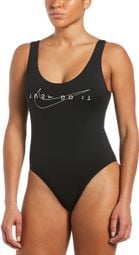 Bañador de una pieza Nike U-Back negro