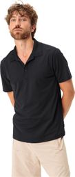 Vaude Essential Kurzarm-Poloshirt Schwarz