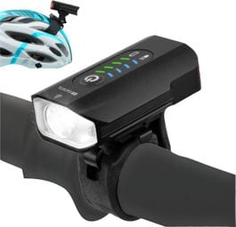 Lumiere Velo Avant et feu Arriere Velo intégré 2en1  rechargeable USB  Eclairage Velo a LED Puissant