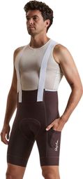 Rapha Brevet Element Cargo Men's Short Cycling Shorts with Straps, Brown