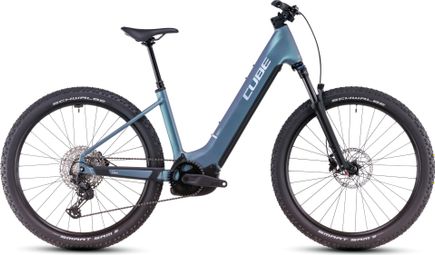 Cube Reaction Hybrid Pro 800 Easy Entry Electric Hardtail MTB Shimano Deore/Deore XT 12S 800 Wh 27.5'' Smaragd Blue Green 2025