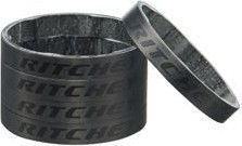 Ritchey 1-1/8'' Carbon Spacers (x5) Black