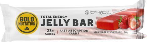 Gomme énergétique GoldNutrition Jelly Bar Total Energy Fraise - 30g
