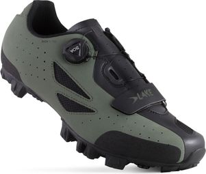 Lake MX176 Road Shoes Beetle Green / Black