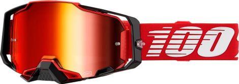 100% Armega Red Mask / Red Mirror Lens