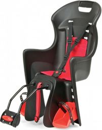 Asiento de bebé trasero POLISPORT BOODIE FF negro rojo