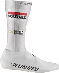 Couvre-Chaussures Castelli Fast Feet 2 TT Blanc