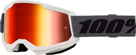 Maske 100 % Strata 2 Grau/Glas Rot verspiegelt
