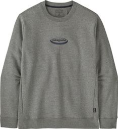 Patagonia '95 Oval Logo Uprisal Crew Langemouwensweater Grijs Heren