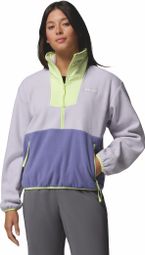 Columbia Sequoia Grove Women's 1/2 Zip Fleece Jacket in Purple/Yellow