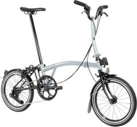 Brompton C-Line Explore vouwfiets 12 versnellingen Stuur Medium Lunar Ice