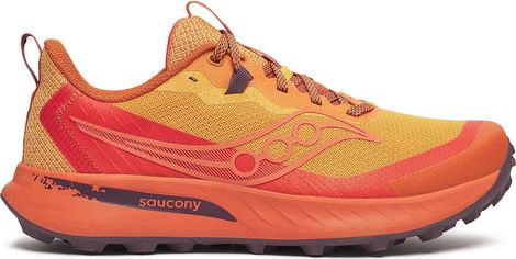 Chaussures Trail Saucony Peregrine 15 Orange Homme