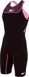 Zerod Start Damen Trisuit Schwarz Rosa