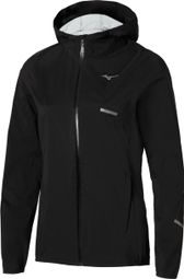 Mizuno Waterproof 20K waterdichte jas voor dames, zwart
