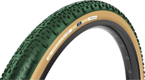Pneumatico da gravel Panaracer GravelKing X1 Limited Color Edition, 700 mm, Tubeless Ready, pieghevole, mescola ZSG Gravel, BeadLock, TuffTex, colore British Racing Green, fianchi beige