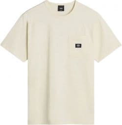 Tee Shirt Vans Off The Wall II Pocket Crème