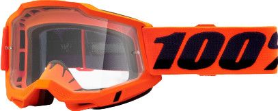 100% ACCURI 2 OTG mask | Orange | Clear glasses