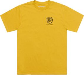 Kurzarm Troy Lee Designs Smiley T-Shirt Gelb