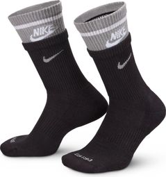 Chaussettes Nike Everyday Plus Noir/Gris