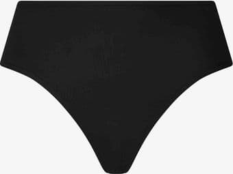 Culotte de Bain Menstruel gainante pour ados - Flux moyen - Noir