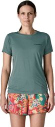 T-Shirt Technique Patagonia Cap Cool Daily Mother Rays Bleu Femme