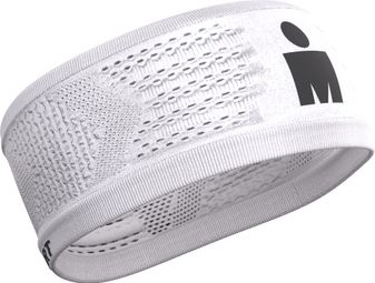 Cinta para la cabeza Compressport On/Off Ironman 2026 Blanca