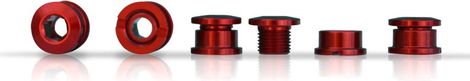 ICE 5er Set Kettenblattschraube R-BOLT 8,5 mm Rot