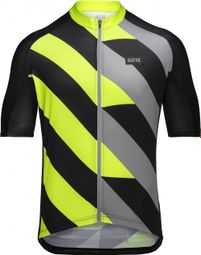 Maglia manica corta Gore Wear Signal Nero Giallo Fluo