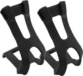 CALE PIED VTT NEWTON RESINE NOIR POUR COURROIE (PAIRE)