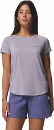 Camiseta técnica Columbia Bogata Bay Violet para mujer
