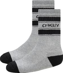 Oakley B1B Icon Grey Socks (paquete de 3 pares)