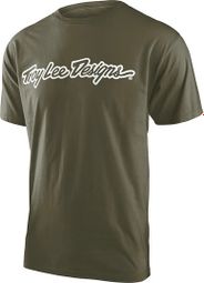 Troy Lee Designs Signature Short Sleeve T-Shirt Green