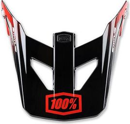 100% Status Helmet replacement visor - Selecta Red 