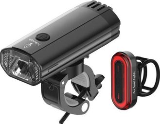 1200 et 100 Lumen Set De Lumières Pour Vélo - USB Rechargeable