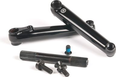 Salt Plus Metron 48 LSD/RSD 19mm BMX crankstel / 48 splines Zwart