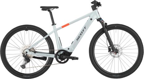Scott Passage 20 elektrische stadsfiets, Shimano 12V, 400 Wh, Bosch 60 Nm, 700 mm, grijs met sneeuwvlokken, 2025